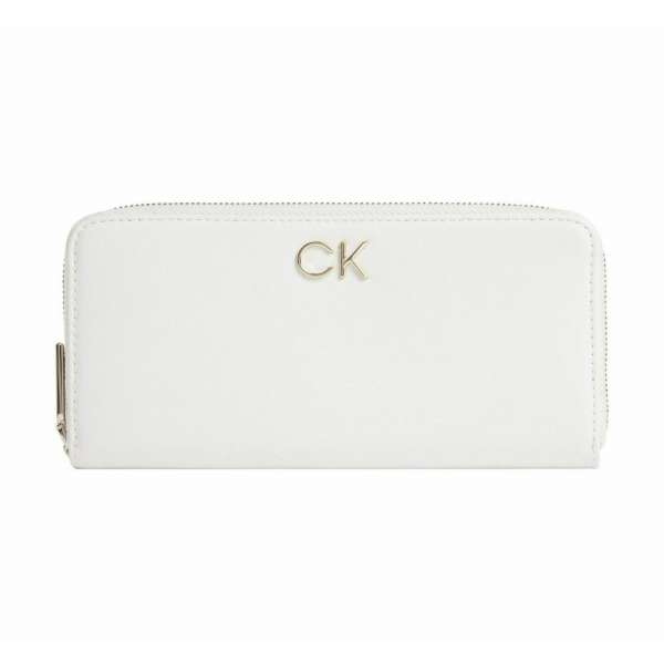Γυναικείο Πορτοφόλι Calvin Klein Re-Lock Slim Z/A Wallet Lg K60K608919 YAV Λευκό Calvin Klein K60K608919 YAV