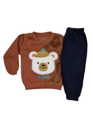 Σετ Παιδική Φόρμα Cute Teddy Bear R2702 - ΚΑΦΕ