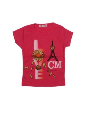 Παιδική Κοντομάνικη Μπλούζα Για Κορίτσια 03-1021 - ΦΟΥΞ