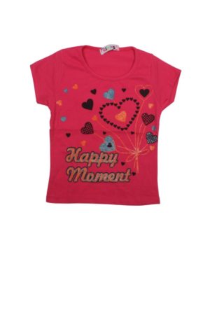 Παιδική Κοντομάνικη Μπλούζα Για Κορίτσια 03-1020 - ΦΟΥΞ