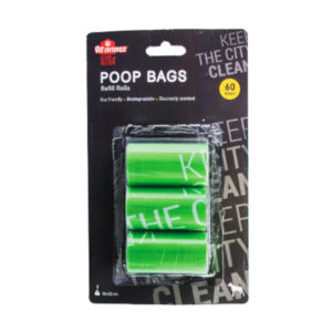 Pet-Interest Poop Bags Ανταλλακτικά Ρολά 60 Σακούλες Φούξια