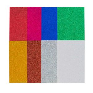 Χαρτόνι Glitter 50x70cm Μονοχρωμία - Διάφορα Χρώματα