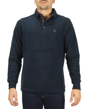 Lexton Ανδρική Βαμβακερή Μπλούζα Polo TOMMY Σκούρο Μπλε Regular Fit (13.26.TOMMY POLO) (50% Βαμβάκι, 50% Πολυεστέρας)