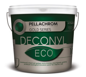 Οικολογικό πλαστικό χρώμα τοίχου πολυτελείας εσωτερικής χρήσης DECONYL ECO 10LT