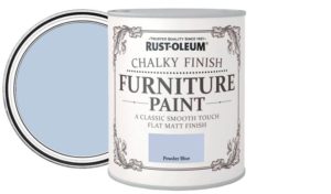 Χρώμα κιμωλίας Chalky finish Furniture Paint Rust-Oleum με ματ βελούδινο φινίρισμα 750ml - Powder Blue