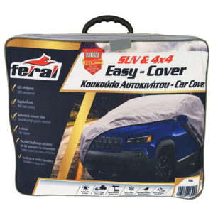 Κουκούλα αυτοκίνητου 100% αδιάβροχη Feral Premium SUV/Jeep Small 403x152x145cm