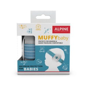 ALPINE Muffy Baby ωτοασπίδες για μωρά και νήπια, Γαλάζιες -νέα συσκευασία- 111.82.370