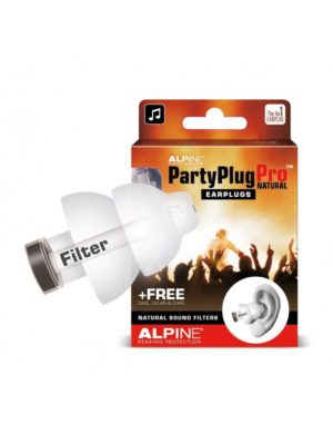 ALPINE PartyPlug Pro™ Natural ωτοασπίδες μουσικής για φυσική εξασθένηση 111.21.600