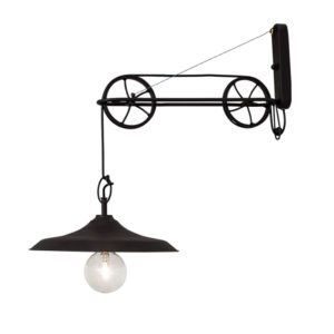 HL-5260 LIONEL BROWN RUSTY WALL LAMP | Homelighting | 77-2358
