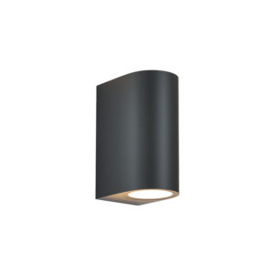 it-Lighting Michigan 2xGU10 Outdoor Up-Down Wall Lamp Anthracite D14.7cmx9cm | InLight | 80200144