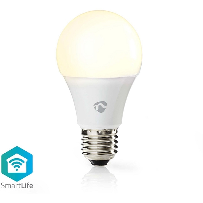 NEDIS WIFILW12WTE27 SmartLife LED Bulb Wi-Fi E27 800lm 9W Warm White 2700K Energ NEDIS.