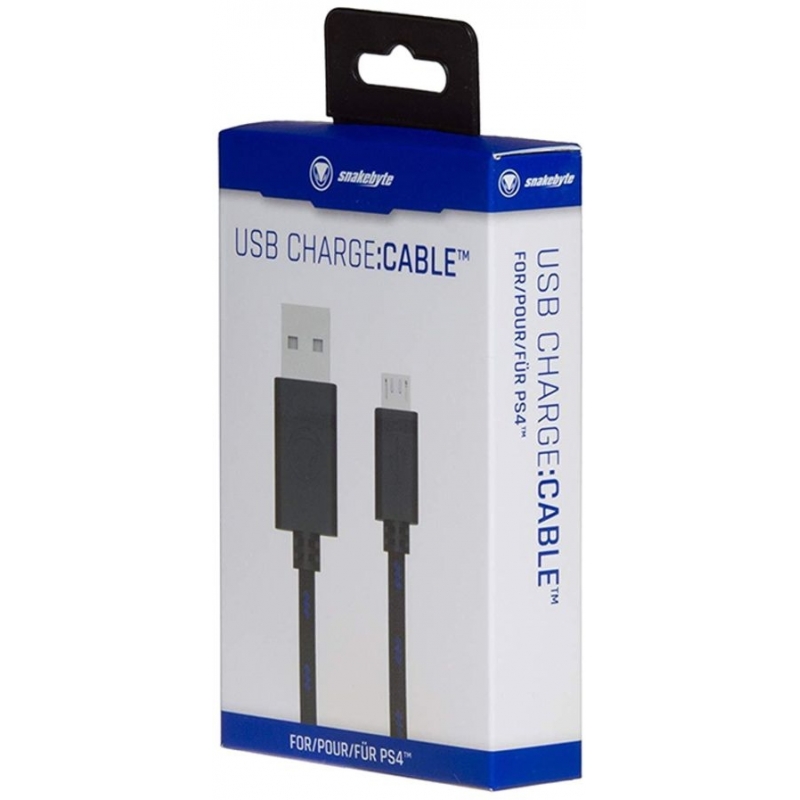 SNAKEBYTE (SB910463) PS4 USB CHARGE:CABLE (MESHCABLE 3M).