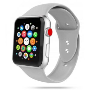 TECH-PROTECT iconband - Grey - Λουράκι Σιλικόνης για Apple Watch 2/3/4/5/6/SE (42/44MM).