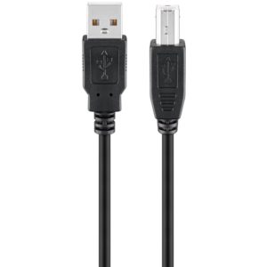 GOOBAY καλώδιο USB 2.0 σε USB Type B 93596, 1.8m, μαύρο 93596.