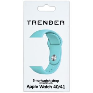 Ανταλλακτικό Λουράκι Trender TR-ASL41LBL Σιλικόνης για Apple Watch 40/41mm Γαλάζιο.