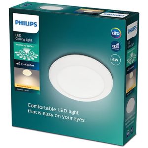 Philips myLiving Cinnabar White Ceiling Lamp (6W) (LPH02054) (PHILPH02054).