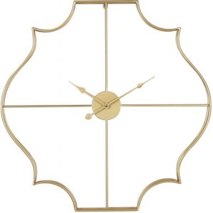 ArteLibre Ρολόι Τοίχου Χρυσό Μέταλλο 60x60x5cm.( 3 άτοκες δόσεις.)