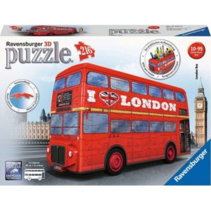 Ravensburger 3D Puzzle: London Bus (216 pcs) (12534).( 3 άτοκες δόσεις.)
