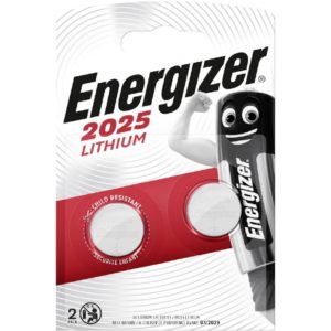 Buttoncell Lithium Energizer CR2025 Τεμ. 2.