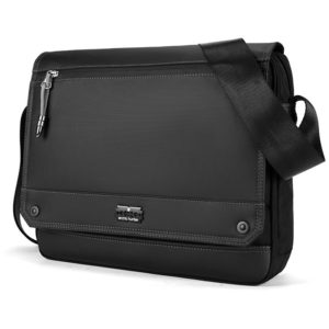 ARCTIC HUNTER τσάντα ώμου K00093 με θήκη laptop 14, μαύρη K00093-BK.