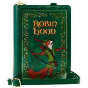 Loungefly Disney: Classic Book - Robin Hood Convertible Cross Body Bag (WDTB2672).( 3 άτοκες δόσεις.)