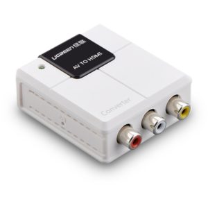 Ugreen Μετατροπέας RCA σε HDMI Θηλυκό Λευκό 40225.( 3 άτοκες δόσεις.)