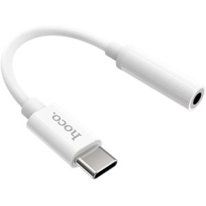 Αντάπτορας Hoco LS30 USB-C σε 3.5 mm Θηλυκό Λευκό.