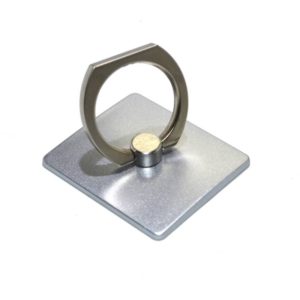 Βάση Στήριξης Δαχτυλίδι 360° Rotating Ring για Κινητά Τηλέφωνα Ασημί 3.5 x 4 cm.
