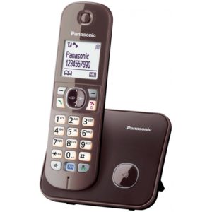 Ασύρματο Τηλέφωνο Panasonic KX-TG6811GA Mocca-Brown (KX-TG6811GA) (PANKX-TG6811GA)( 3 άτοκες δόσεις.)