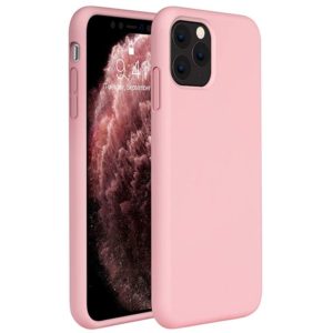 Θηκη Liquid Silicone για Apple iPhone 11 Pro Ροζ. (0009095120)