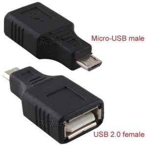 POWERTECH αντάπτορας USB 2.0 σε Micro B CAB-U029, μαύρος CAB-U029.