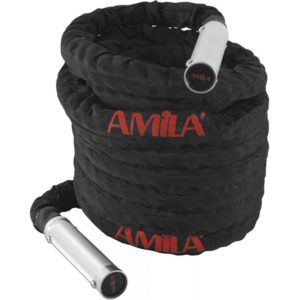 AMILA Battle Rope ALU Handle (9m) 84553.( 3 άτοκες δόσεις.)