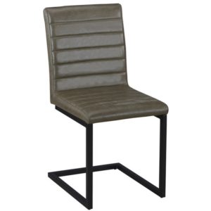 ALTO Καρέκλα Μέταλλο Βαφή Μαύρο, Ύφασμα Vintage Green 44x56x92cm ΕΜ795,3.( 3 άτοκες δόσεις.)