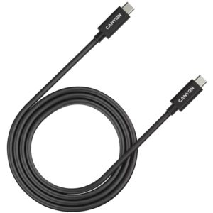 Canyon USB4 Type-C to Type-C Cable Assembly 40G 1m 5A 240W, Black - CNS-USBC44B. CNS-USBC44B.