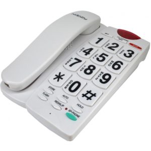 Σταθερό Ψηφιακό Τηλέφωνο Noozy Phinea N27 με Μεγάλα Πλήκτρα, Ανοιχτή Ακρόαση και Πλήκτρο Άμεσης Ανάγκης.