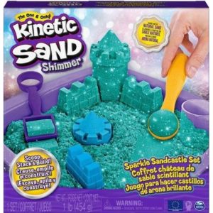 Spin Master Kinetic Sand Shimmer - Sparkle Sandcastle Set (Green) (6061828).