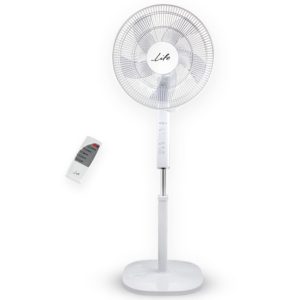 LIFE MISTRAL 16 STAND FAN WITH REMOTE CONTROL, 45W LIFE.( 3 άτοκες δόσεις.)