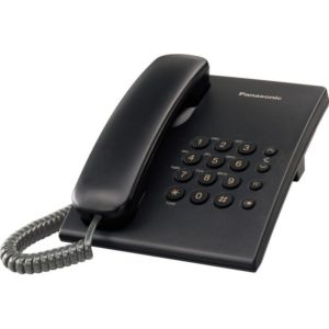 Σταθερό Ψηφιακό Τηλέφωνο Panasonic KX-TS500EXB Μαύρο.