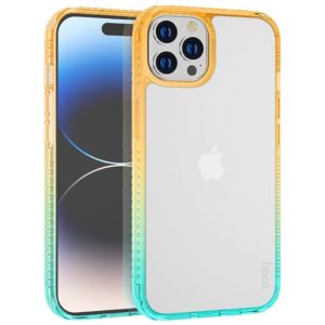 Θήκη Hoco Crystal Color Skin Feel για Apple iPhone 14 Pro Πορτοκαλί Πράσινη.