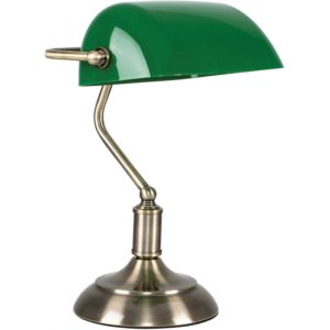 Home Lighting 879-1T CAMERON, TABLE LAMP WITH GREEN GLASS B5 77-4373( 3 άτοκες δόσεις.)