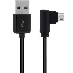 POWERTECH καλώδιο USB σε USB Micro 90° CAB-U126, Dual Easy, 3m, μαύρο CAB-U126.