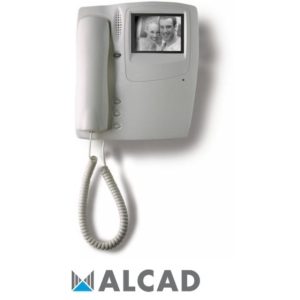 ALCAD MVB-004 Ασπρομαύρη οθόνη L201 aesthetic με ακουστικό για σύστημα θυροτηλεοράσης 2 καλωδιών( 3 άτοκες δόσεις.)