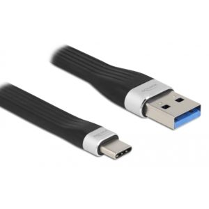 DELOCK καλώδιο USB 3.2 Gen 1 σε USB-C 85771, 5Gbps, 3Α, FPC, 13.5cm 85771.