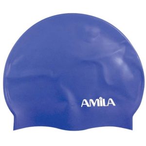 Σκουφάκι Κολύμβησης Παιδικό AMILA Μπλε 47020.