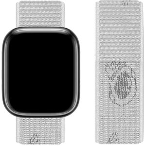 Watchband Hoco WA02 38/40/41mm από Nylon για Apple Watch series 1/2/3/4/5/6/7/8/SE Space White.