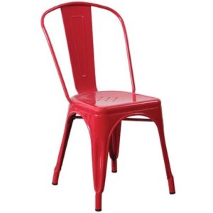 RELIX Καρέκλα-Pro, Μέταλλο Βαφή Κόκκινο 45x51x85cm Ε5191,2.( 3 άτοκες δόσεις.)