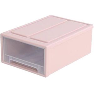 Κουτί αποθήκευσης στοιβαζόμενο ροζ Υ17x41x29εκ..