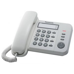 Σταθερό Ψηφιακό Τηλέφωνο Panasonic KX-TS520EX2W Λευκό.