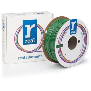 REAL PETG 3D Printer Filament - Green - spool of 1Kg - 2.85mm (REFPETGSGREEN1000MM3).