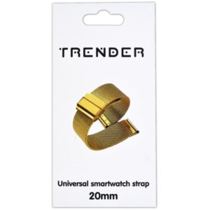 Ανταλλακτικό Λουράκι Trender TR-ST20GD Steel 20mm Χρυσό.